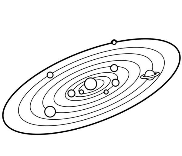 Solar System Coloring Pages Printable for Free Download