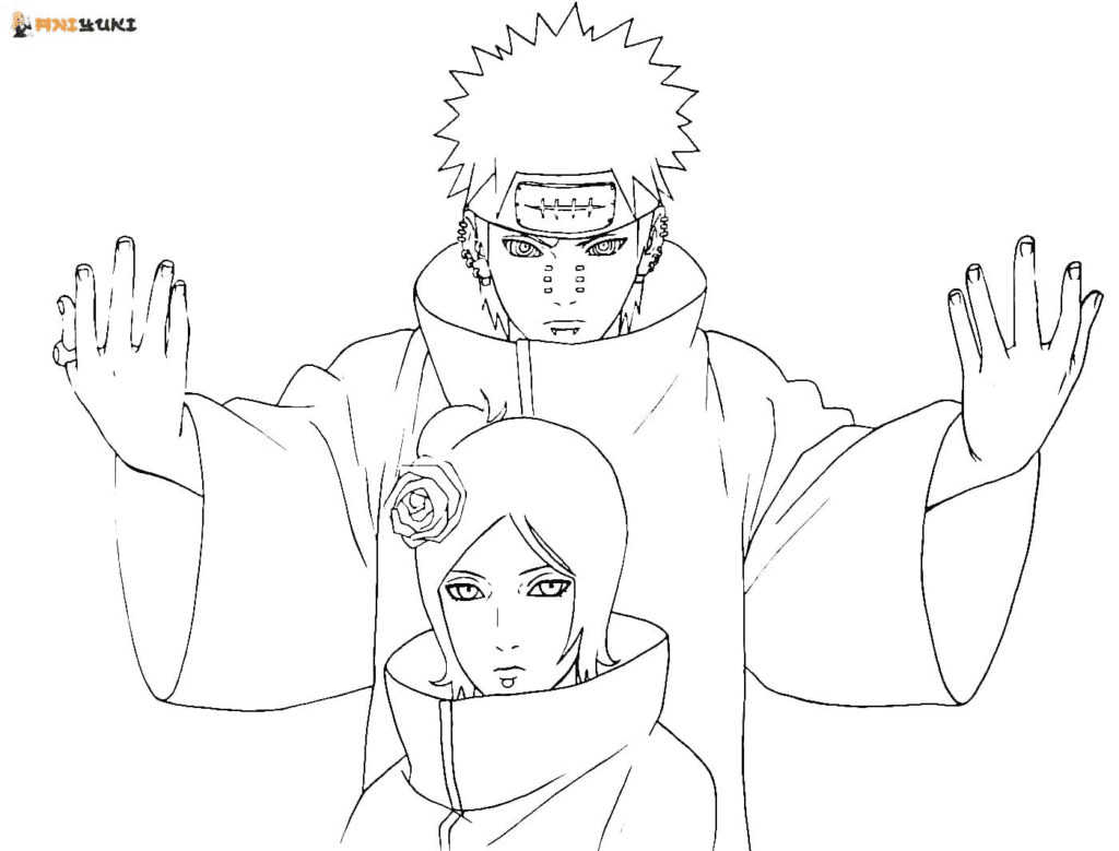 Akatsuki Coloring Pages Printable for Free Download