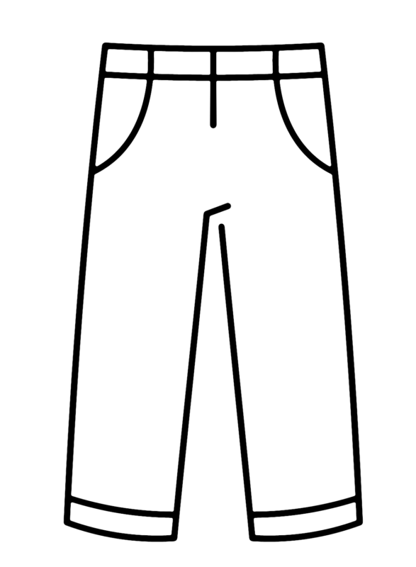 Pants Coloring Pages Printable for Free Download