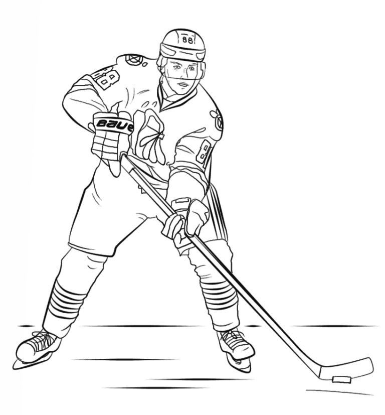 Hockey Coloring Pages Printable for Free Download