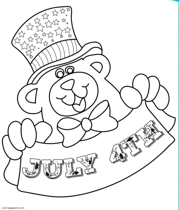 4th Of July Coloring Pages Printable for Free Download