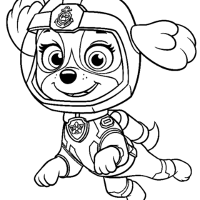 Skye Paw Patrol Coloring Pages Printable For Free Download