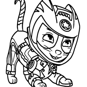 Wild Cat Paw Patrol Coloring Pages Printable for Free Download