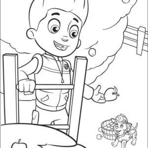 Ryder Paw Patrol Coloring Pages Printable for Free Download