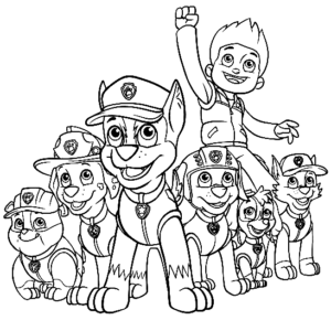 Marshall Paw Patrol Coloring Pages Printable for Free Download