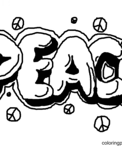 Graffiti Coloring Pages Printable for Free Download