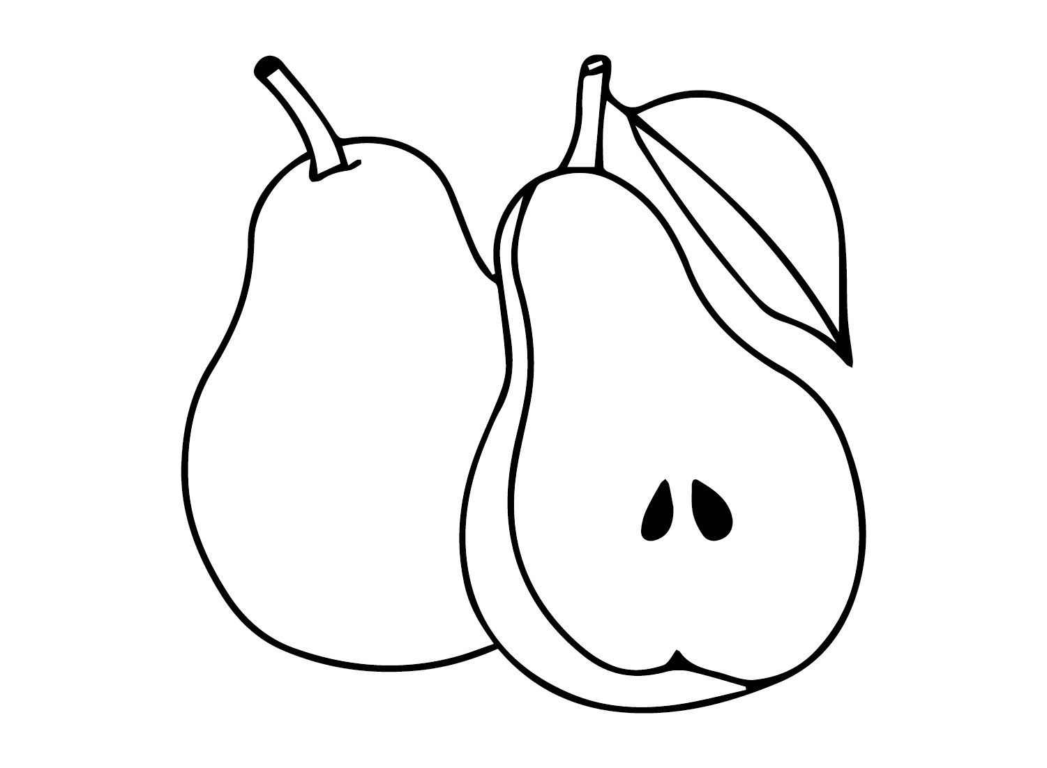 Pears Coloring Pages Printable For Free Download