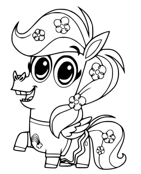 Corn and Peg Coloring Pages Printable for Free Download