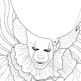 Pennywise Coloring Pages Printable for Free Download