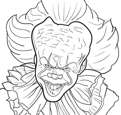 Pennywise Coloring Pages Printable for Free Download