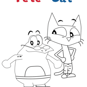 Pete The Cat Coloring Pages Printable for Free Download