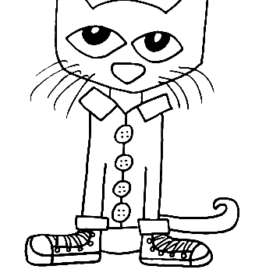 Pete The Cat Coloring Pages Printable for Free Download