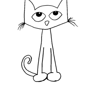 Pete The Cat Coloring Pages Printable for Free Download