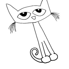 Pete The Cat Coloring Pages Printable for Free Download