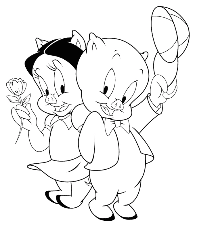 Looney Tunes Characters Coloring Pages Printable for Free Download