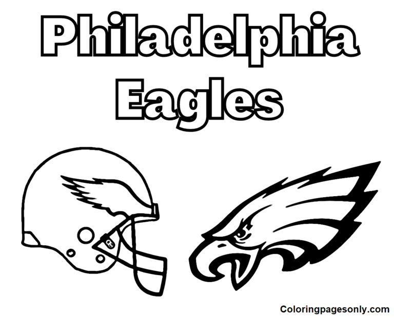 Philadelphia Eagles Coloring Pages Printable For Free Download 1362