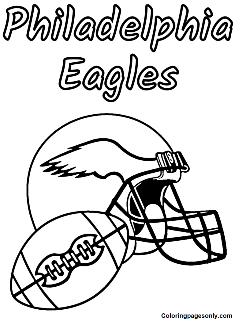 Philadelphia Eagles Coloring Pages Printable For Free Download 6670