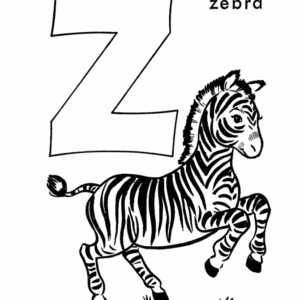 Letter Z Coloring Pages Printable for Free Download