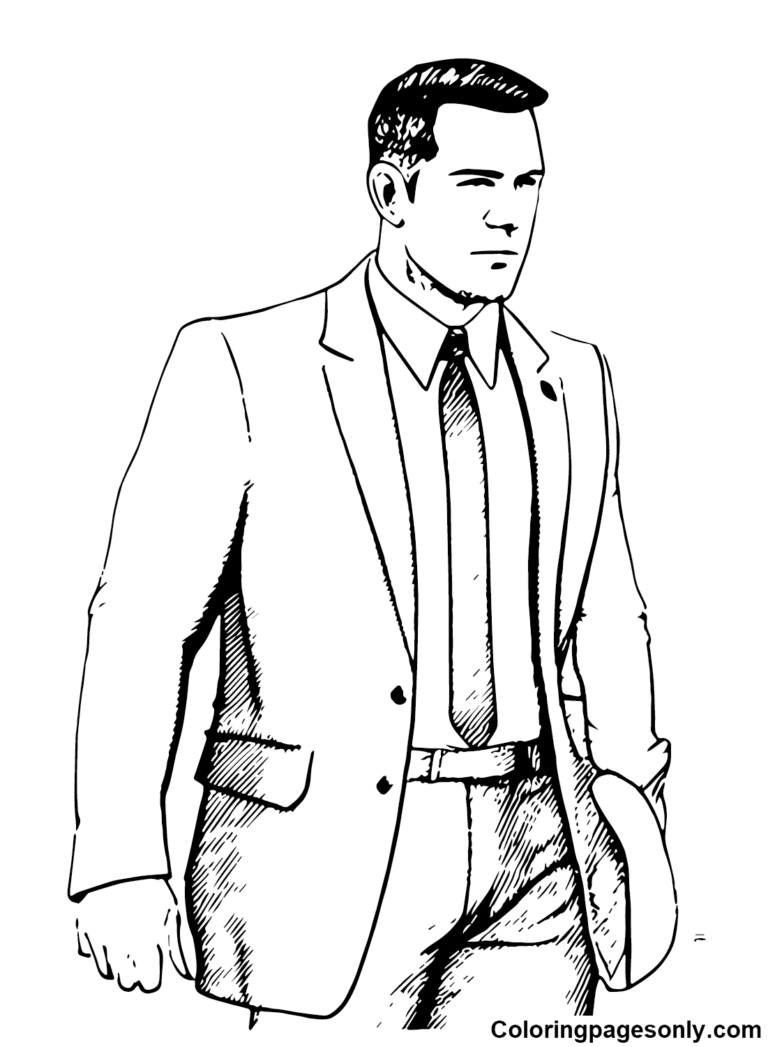 Ben Affleck Coloring Pages Printable for Free Download