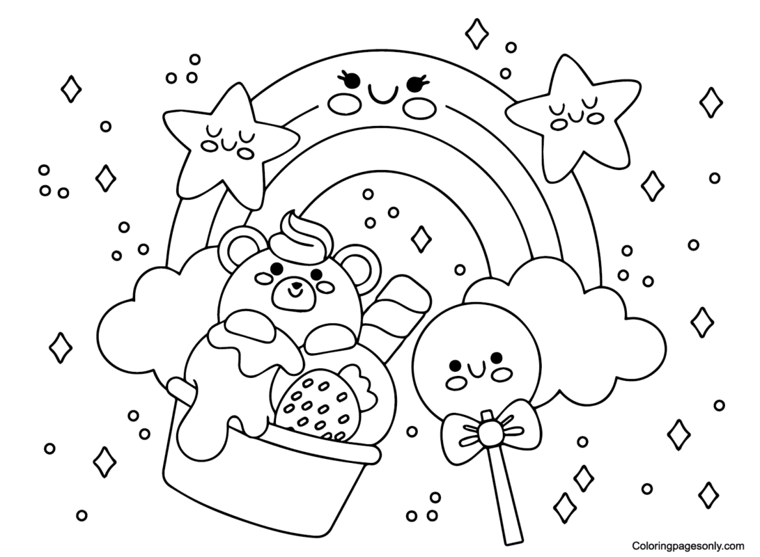 Candyland Coloring Pages Printable For Free Download