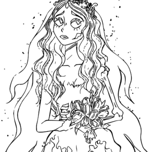 Corpse Bride Coloring Pages Printable for Free Download