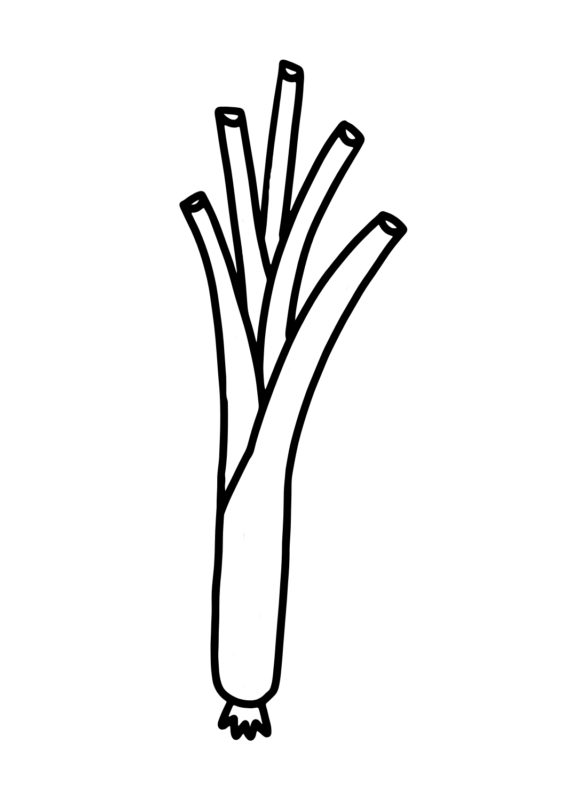 Leek Coloring Pages Printable for Free Download