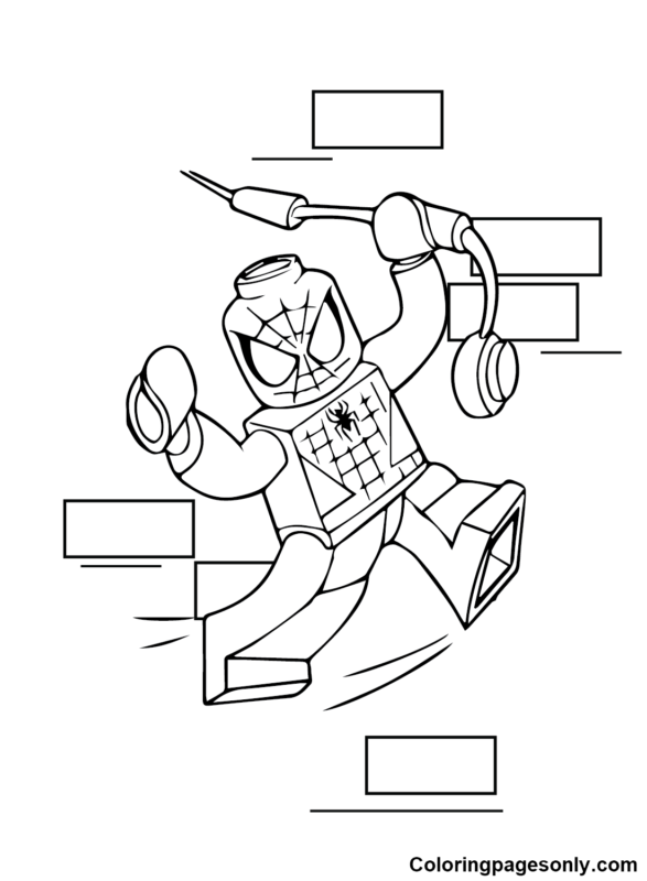 10 LEGO Spiderman Coloring Pages to Unleash Your Inner Superhero