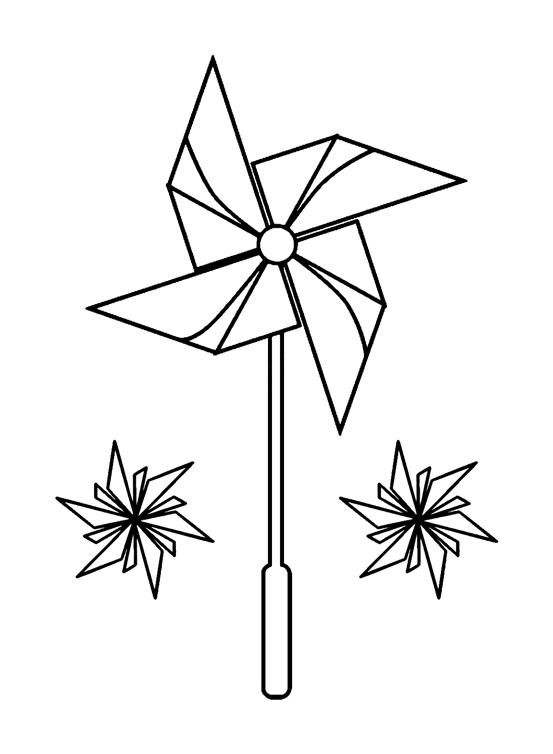 Pinwheel Coloring Pages Printable for Free Download