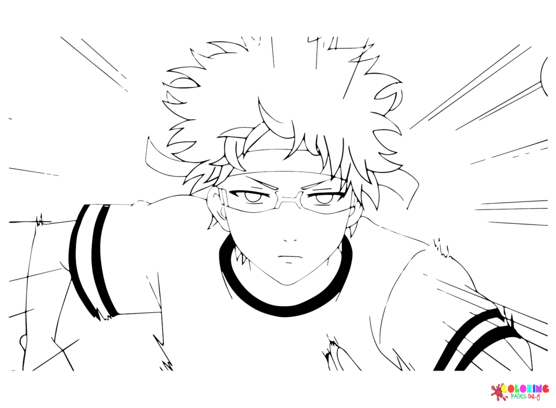 Saiki K Coloring Pages Printable for Free Download