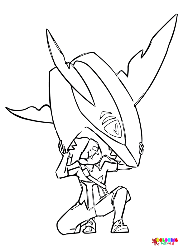 Sharpedo Coloring Pages Printable for Free Download