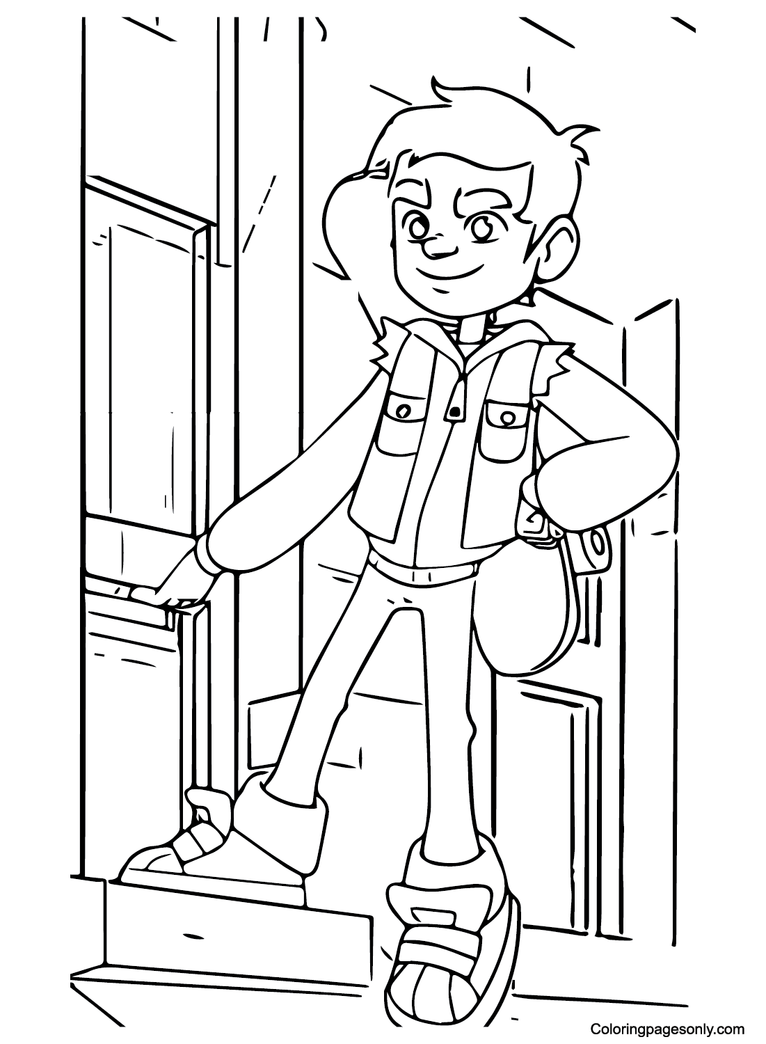 Jaro from Subway Surfers - Coloring Pages for kids