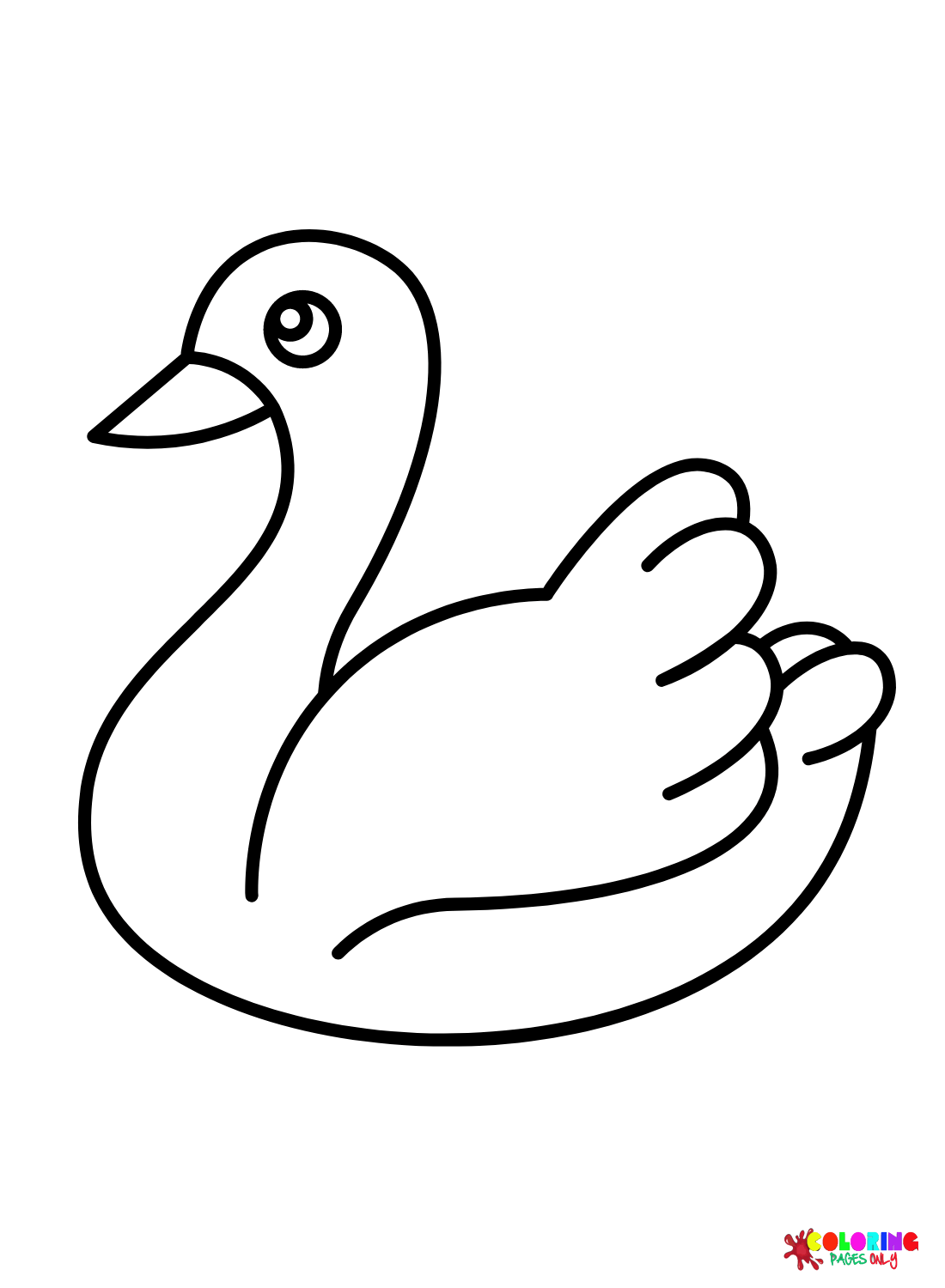 Swan Coloring Pages Printable for Free Download