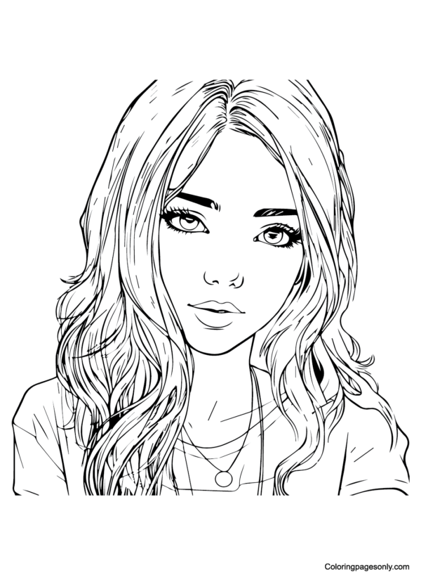 Teenage Girls Coloring Pages Printable for Free Download