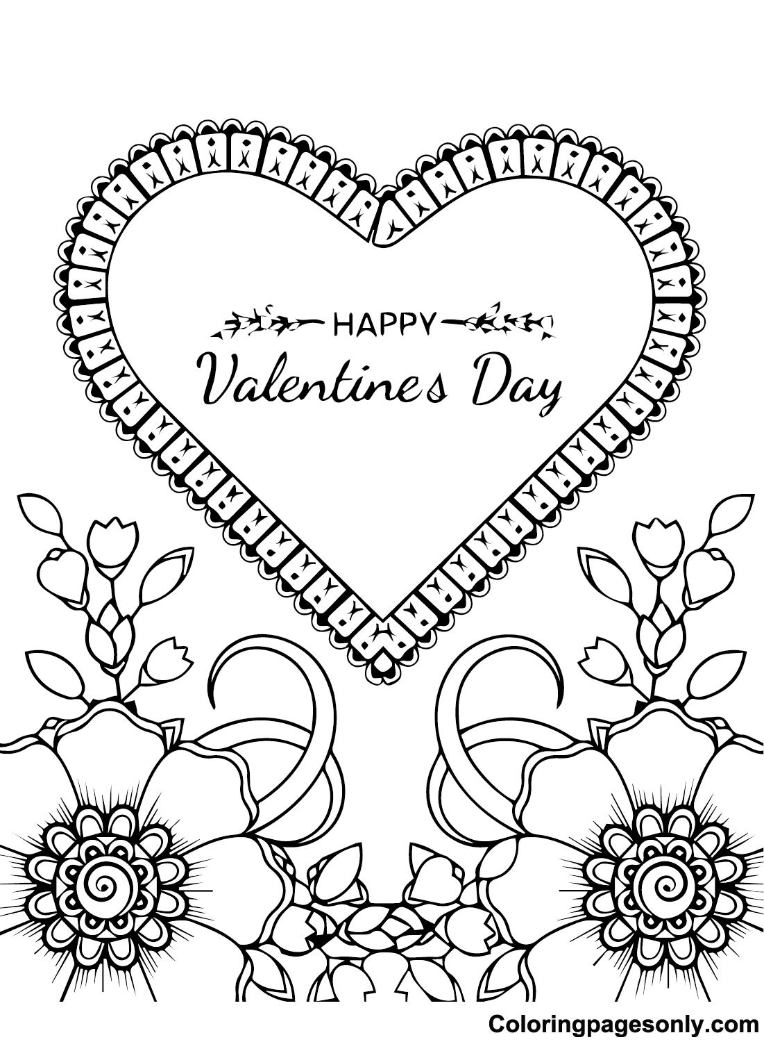 Valentines Day Coloring Pages For Adults