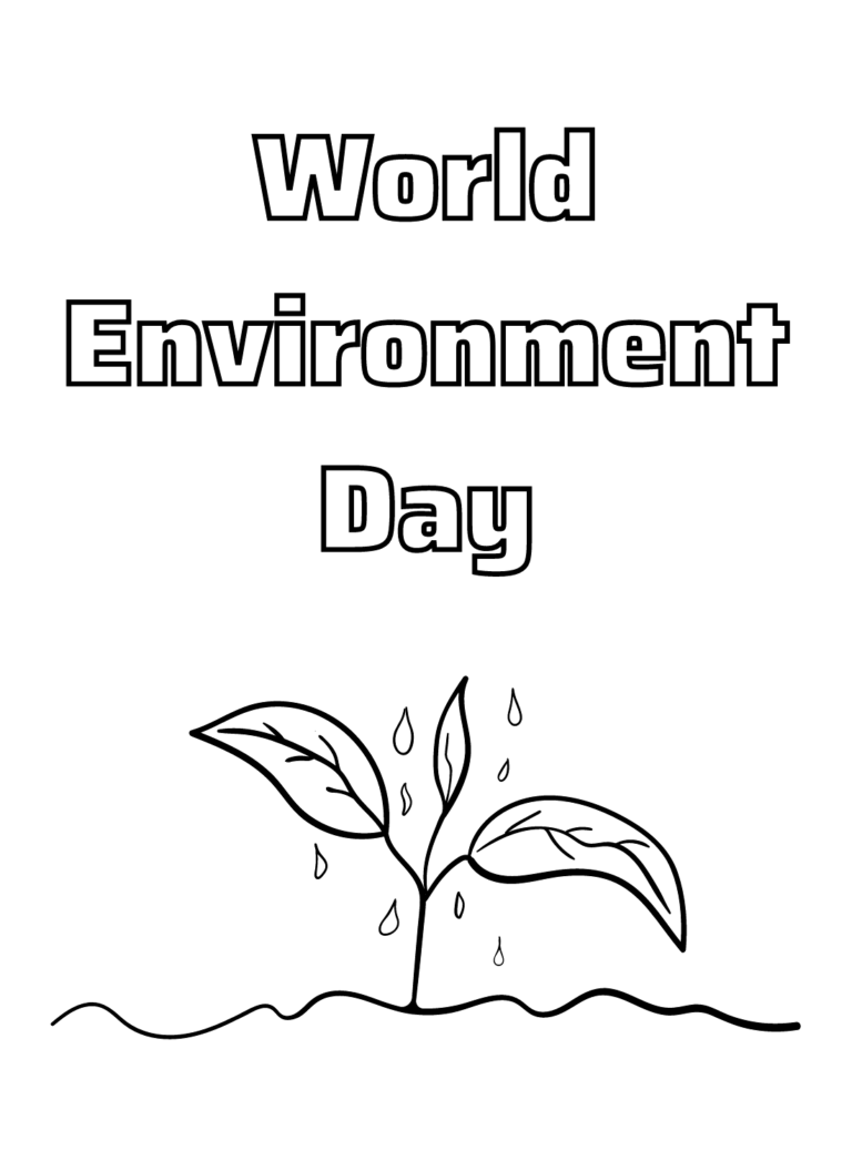 World Environment Day Coloring Pages Printable for Free Download