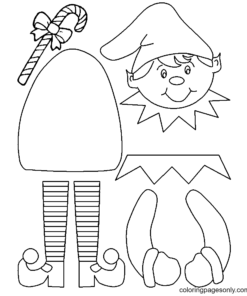 Elf Coloring Pages Printable for Free Download