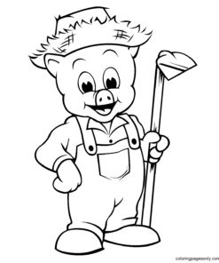 Piggly Wiggly Coloring Pages Printable for Free Download