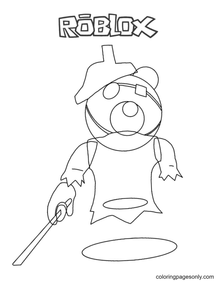 Piggy Coloring Pages Printable for Free Download