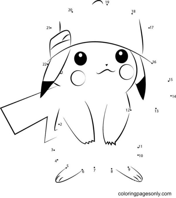 Pikachu Coloring Pages Printable for Free Download