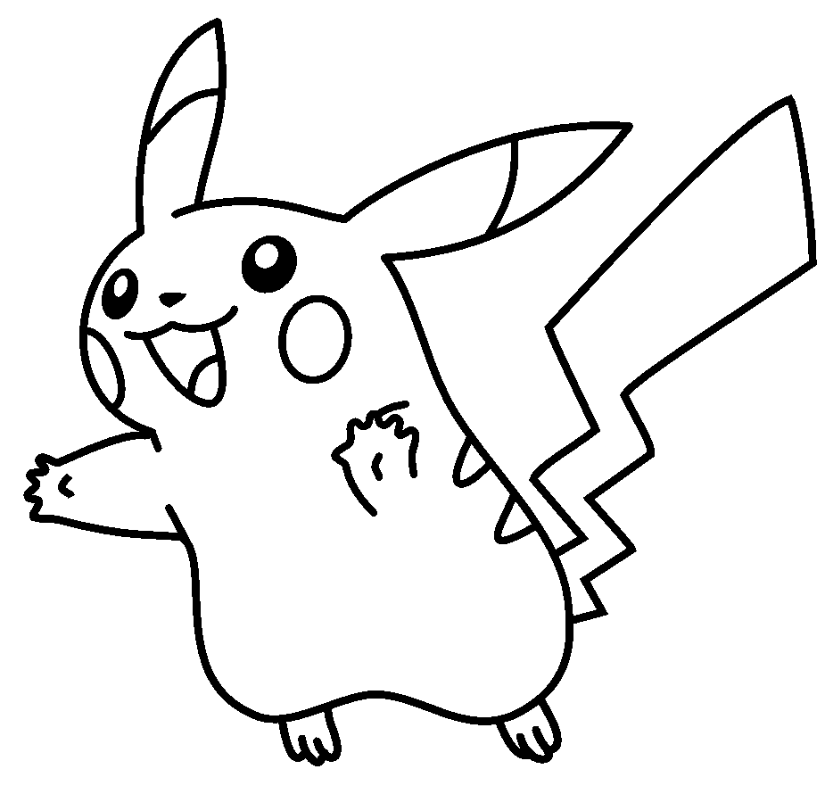 Pikachu Coloring Pages Printable for Free Download