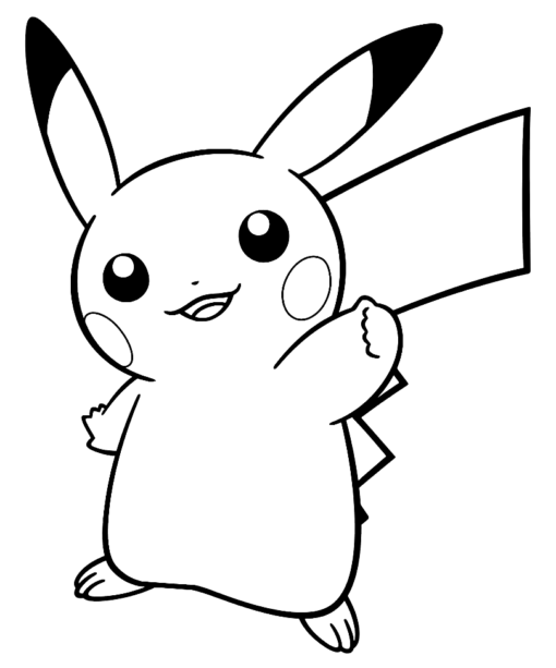 Pikachu Coloring Pages Printable for Free Download