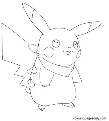 Pikachu Coloring Pages Printable for Free Download