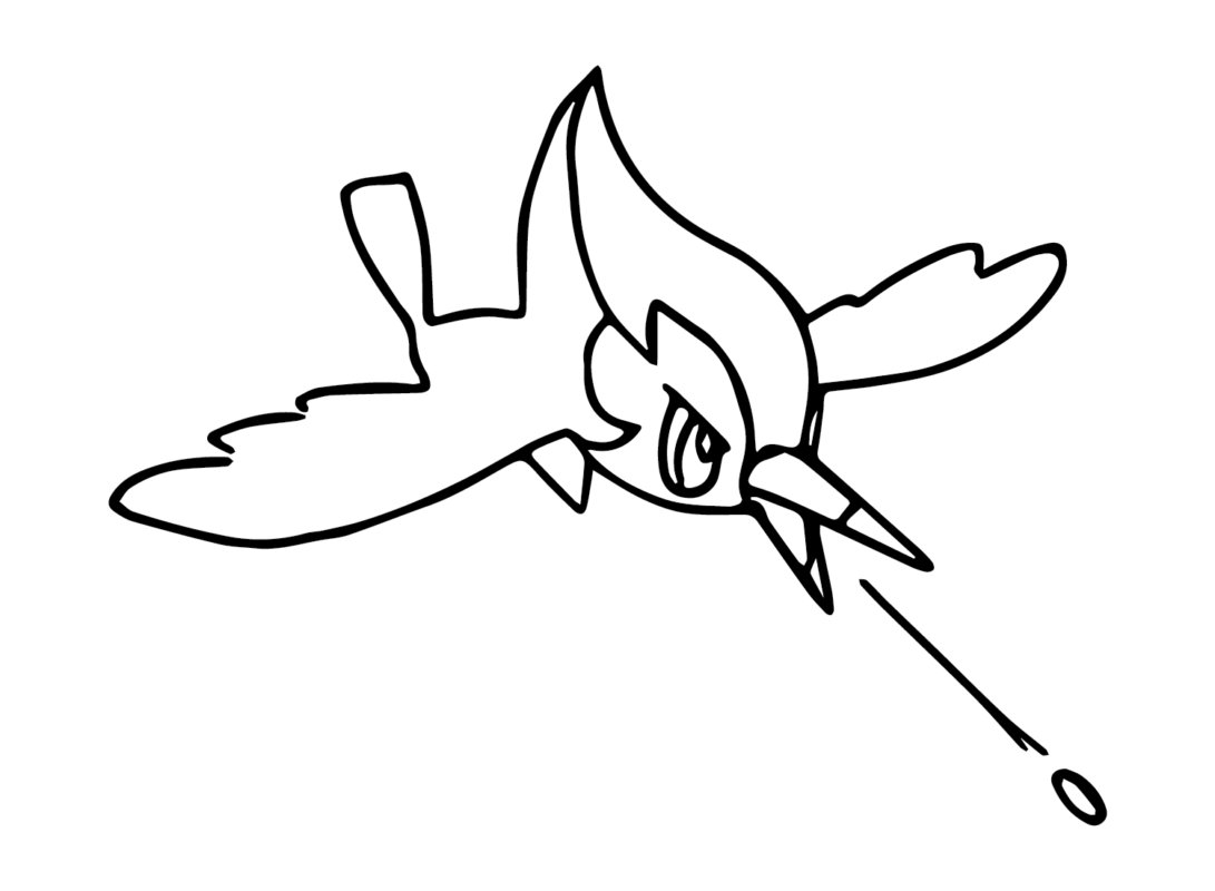 pikipek coloring pages pokemon