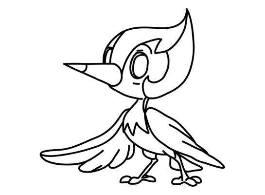 pikipek coloring pages printables pokemon