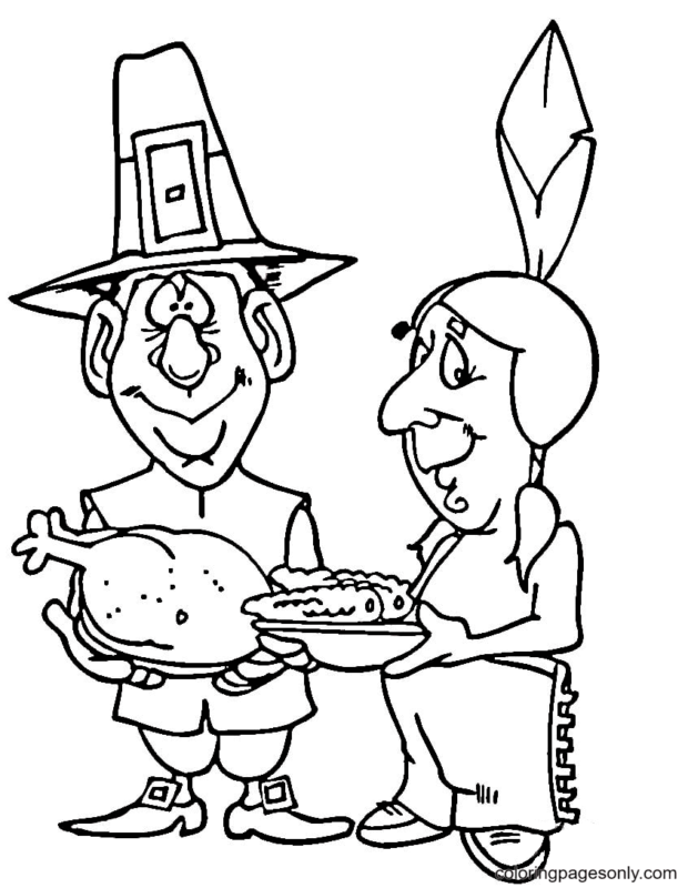 Thanksgiving Coloring Pages Printable for Free Download