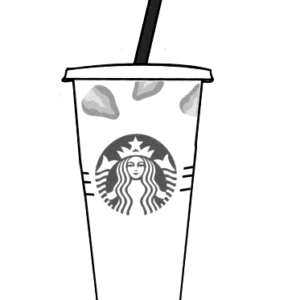 starbucks cup coloring page