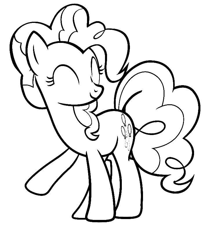 Pinkie Pie Coloring Pages Printable for Free Download