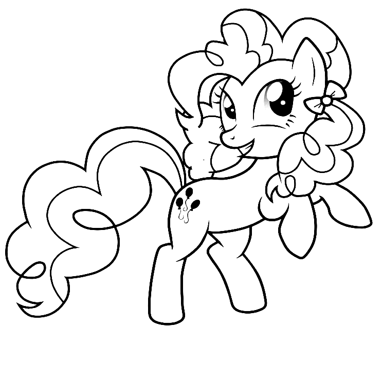 Pinkie Pie Coloring Pages Printable for Free Download