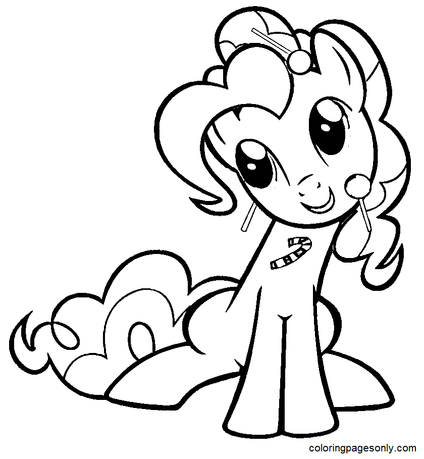 Pinkie Pie Coloring Pages Printable for Free Download