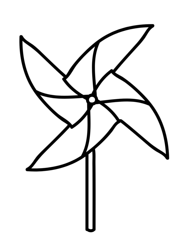 Pinwheel Coloring Pages Printable for Free Download